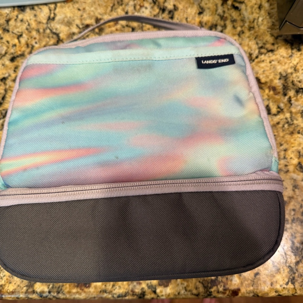 Lands' End Multicolor Lunch Bag